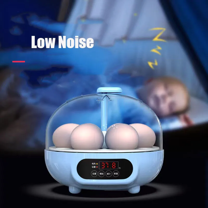 4/6 Egg Incubator Chicken Fully Small Automatic Smart 21Day Fast Hatchery Machine Quail Bird Brooder Farm Animal Supplies Tray |