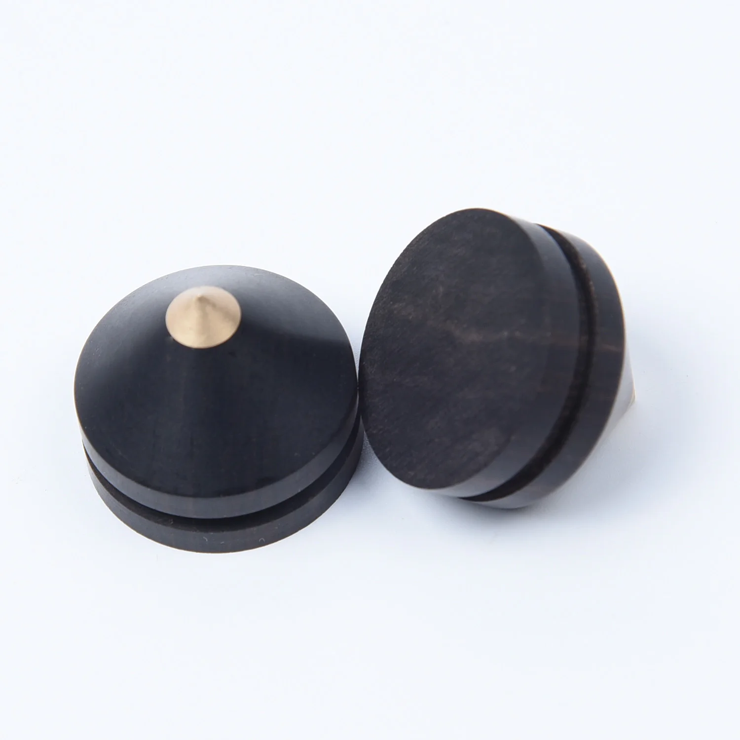 23 мм эбеновый динамик изоляционный шип деревянная медная Подставка для ног Набор