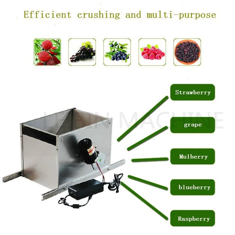 Дробилка для фруктов Двойные ролики портативный измельчитель яблок и царапин