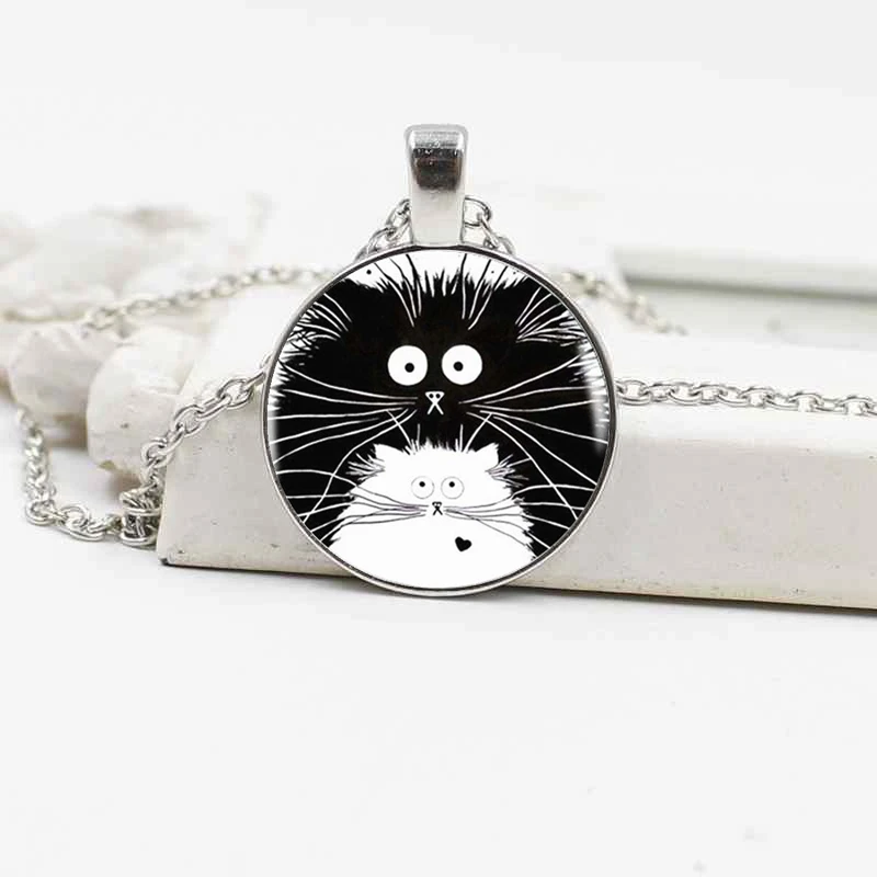 Новые аксессуары черный ежик Хрустальное стекло Европейское ожерелье и новое