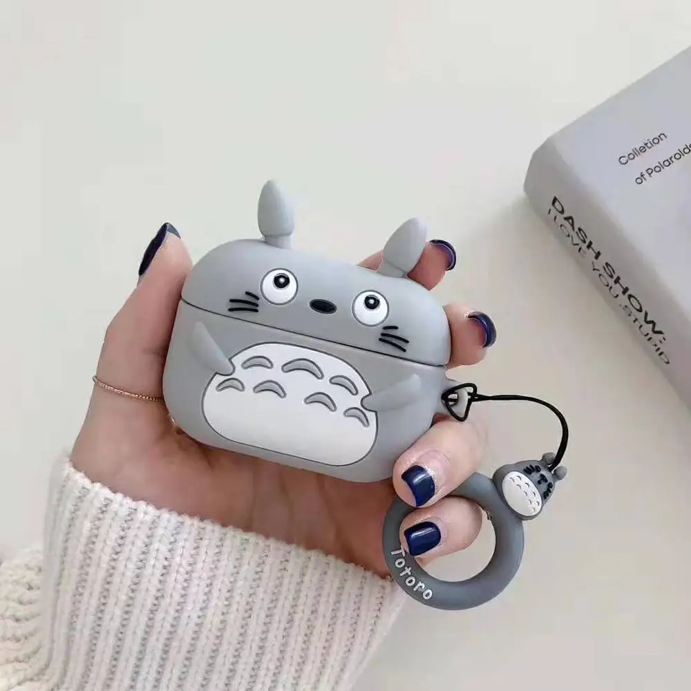 Японский чехол My Neighbor Totoro для airpods pro мягкий силиконовый apple air pods защитный