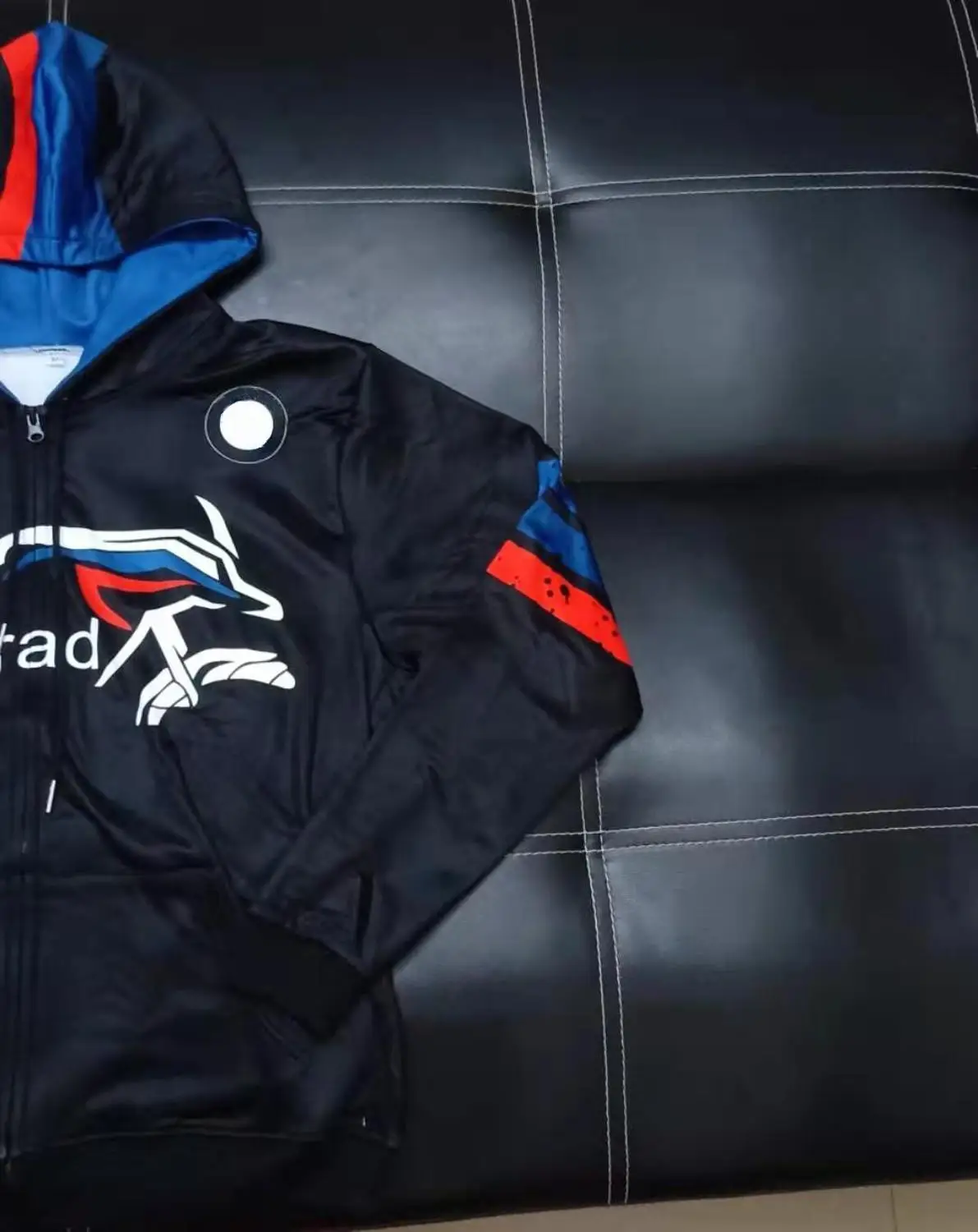 2018 черная мотоциклетная толстовка из полиэстера для BMW Motorrad Racing Team Мужская на