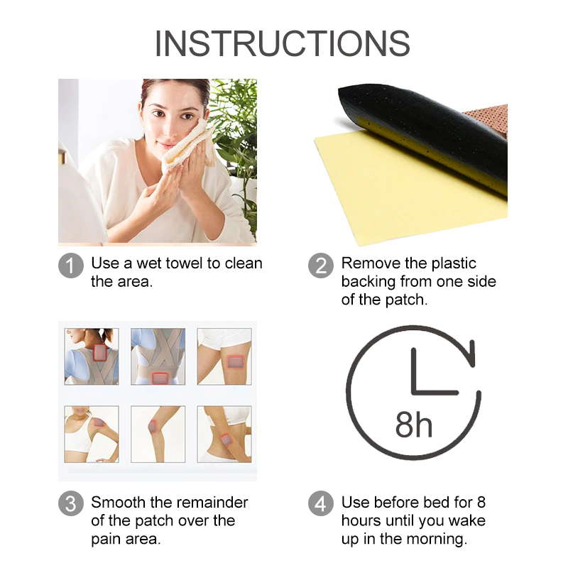 8 шт заплата сброса боли артрита в суставах Стикеры для расслабления от