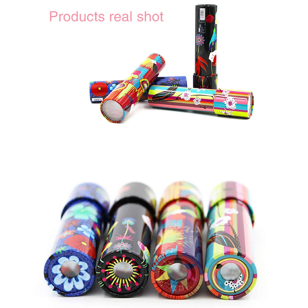 Цветочная роспись калейдоскоп детские развивающие научные Обучающие игрушки