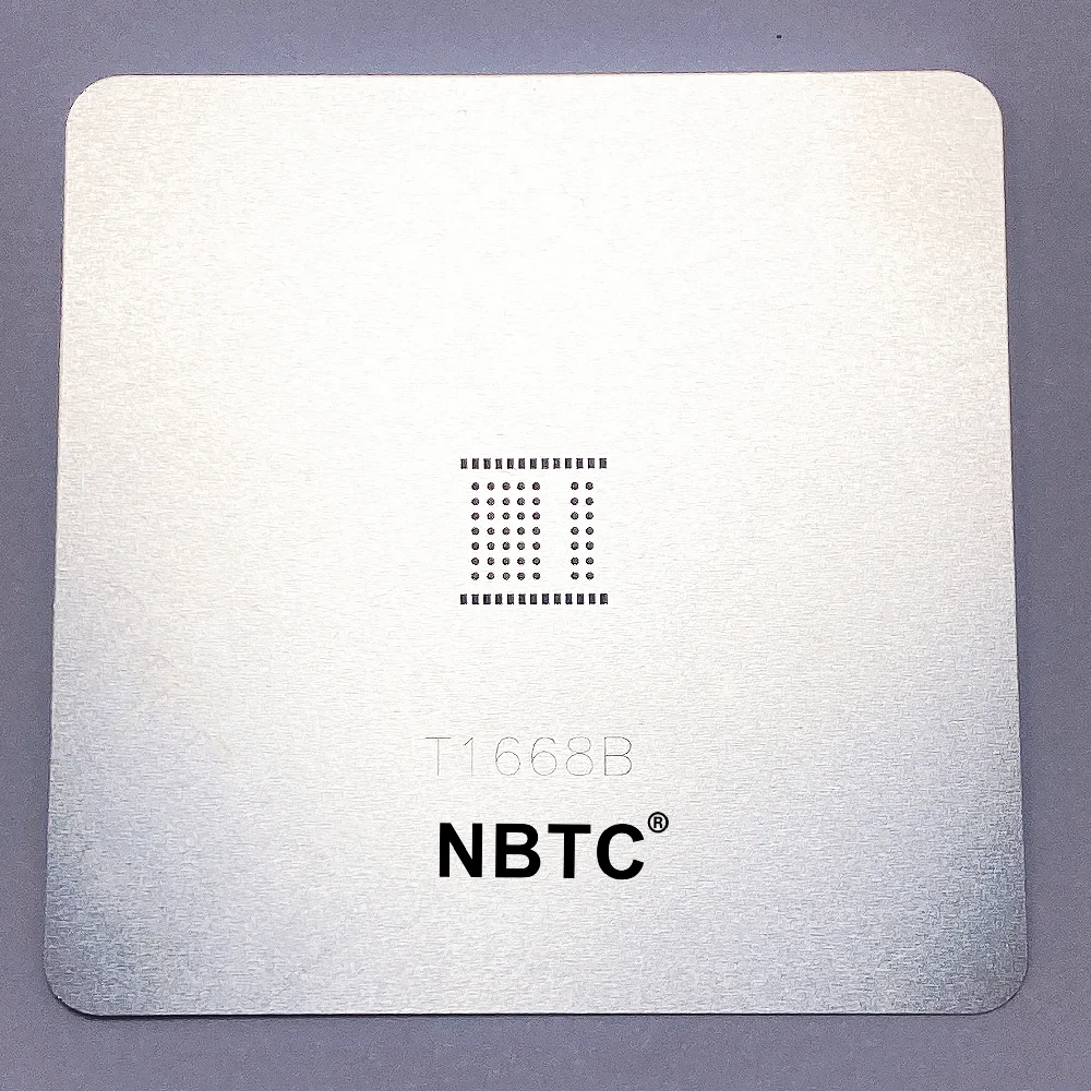 Трафарет 50*50 мм T1668A T1668B 1668B T1668 ASIC chip для INNOSILICON T2T Miner NBTC Stencil Tin Tool - купить по