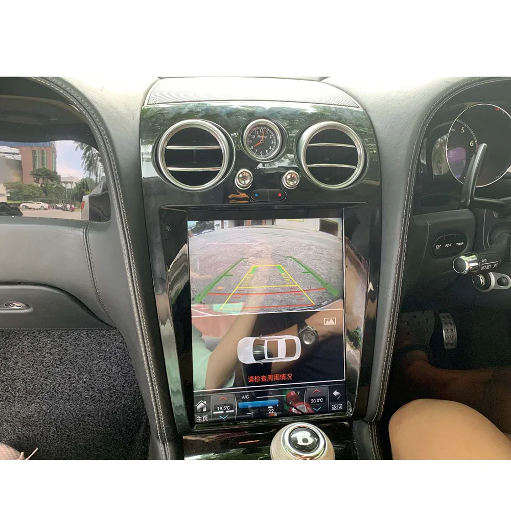 Вертикальный экран KiriNavi в стиле Tesla 12 1 дюйма Android 10 0 автомобильный DVD плеер для