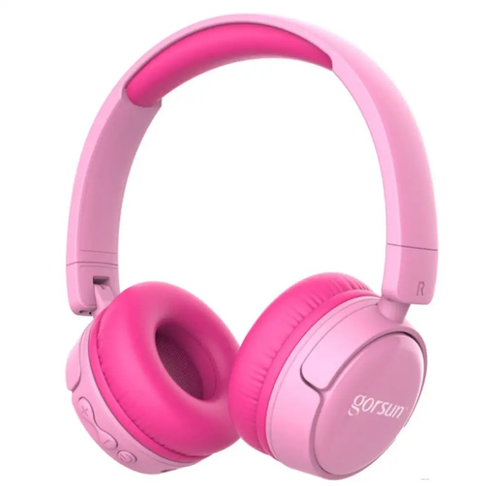 

gorsun Wireless Kids Headphones with 85dB Volume Regulator, Foldable Bluetooth Stereo Over-Ear Kids headsets for boys and girls