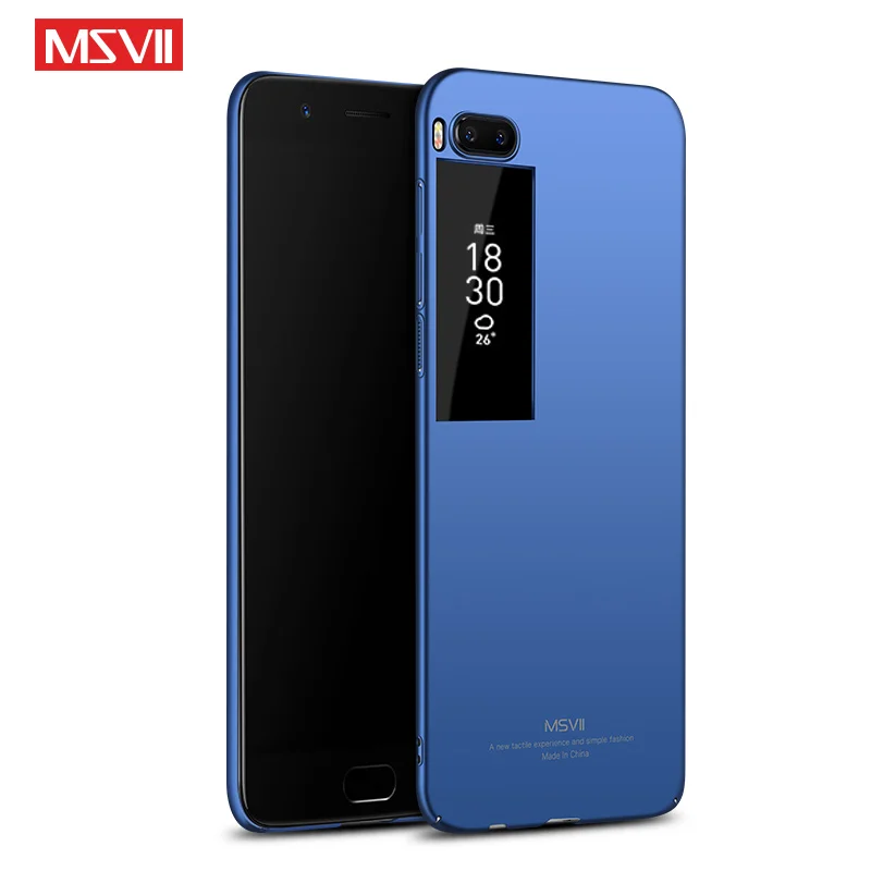 MSVII Чехлы для Meizu Pro 7 Чехол тонкий матовый чехол Pro7 Plus жесткая задняя панель из