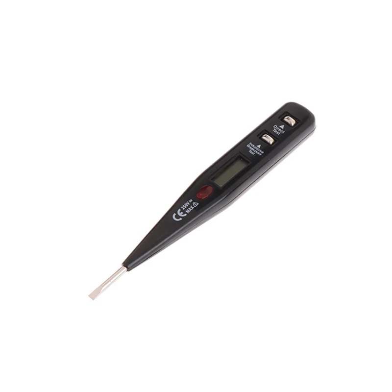 AC DC 12 250V Цифровой Напряжение кВт ч Электрический тестер Ручка детектор индукции