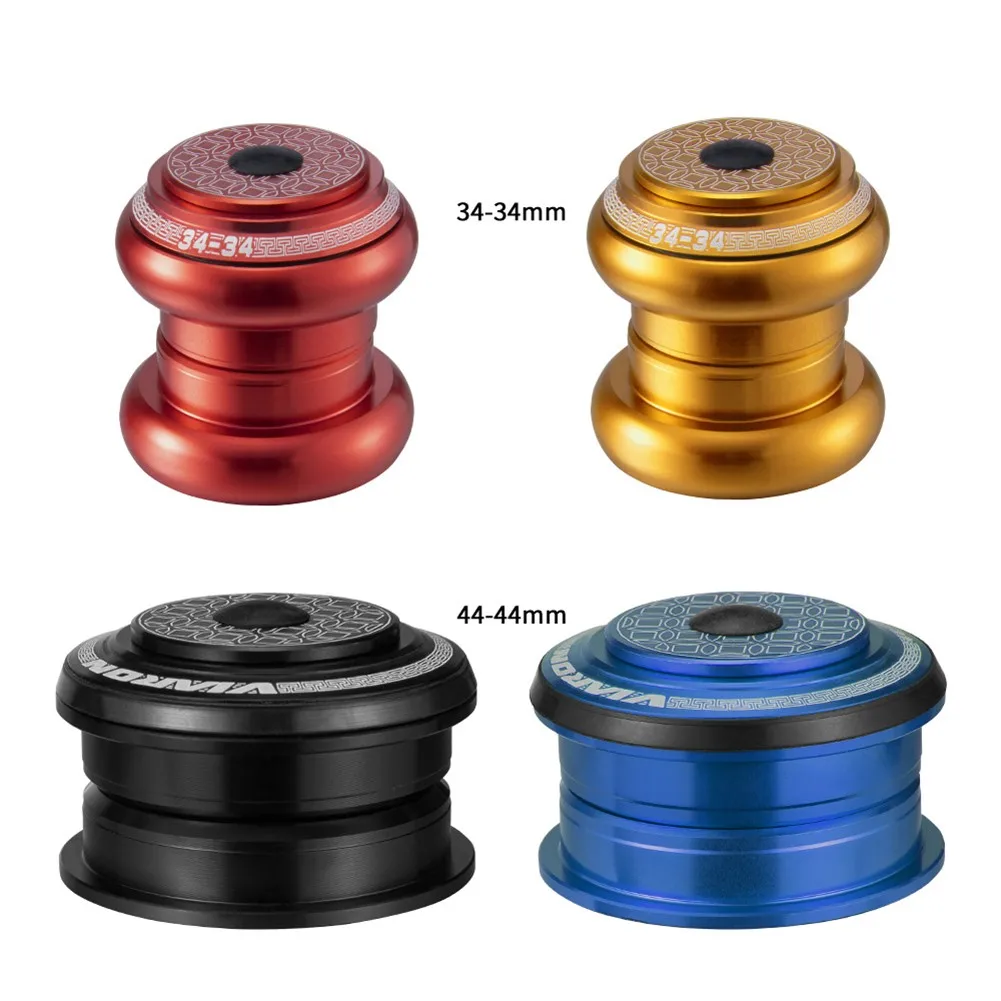 

MTB Bicycle Headset 34mm 44mm 1 1/8in-1 1/2in Tube Frame To Tapered Fork Adapter Mountain Road Bike For Straight Tube Front Fork