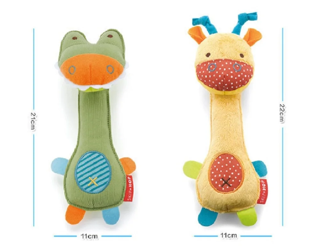 

A pet toy dog toy dog stuffed cat giraffe monkey crocodile