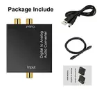 3,5 мм RCA цифро-аналоговый аудио-усилитель конвертера декодер оптического волокна коаксиальный USB DAC усилители USB кабель Spdif стерео