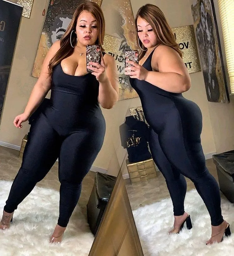 

Plus Size Jumpsuit Women Spring and Summer 2021 Large Size Women's V-neck Black Sexy Suspenders Jumpsuit Women Elegance