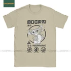 Мужская футболка Gremlins Mogwai Rules, новинка, футболка из чистого хлопка с коротким рукавом, Gizmo 80s, футболка с фильмом монстр, научная фантастика, размера плюс