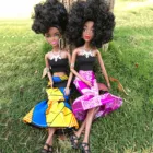 Подвижная суставная сексуальная модная девочка, африканская кукла, имитация, гибкая с волосами, модная Кукла для девочек, макияж, сделай сам, игрушка 2021