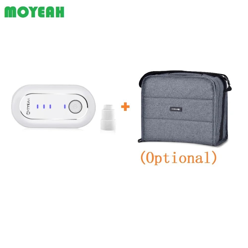 MOYEAH Portable Mini CPAP Cleaner and Sanitizer For CPAP Mask Tubing Cleaning with Heated Tube Adaptor Optional Disinfection Bag