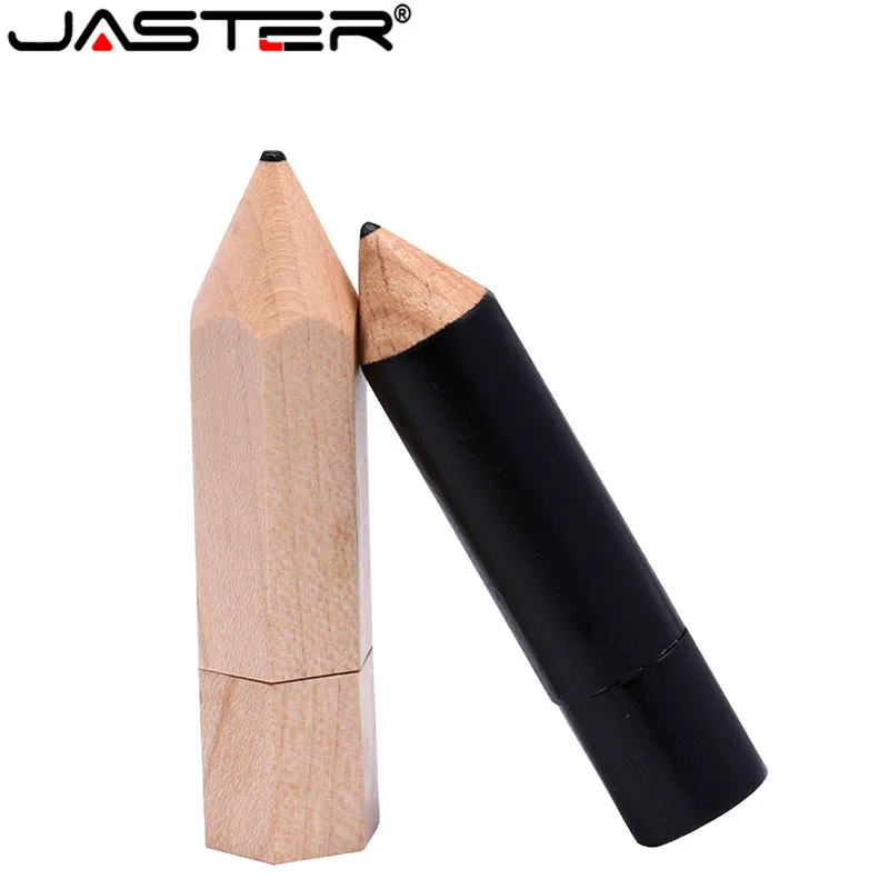 Креативный подарок JASTER USB 2 0 деревянный карандаш с логотипом флеш накопитель 4 ГБ 8