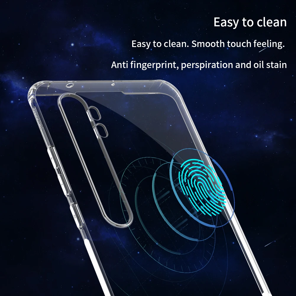 For Xiaomi CC9 Pro Case NILLKIN Nature TPU Transparent Clear Soft Back Cover Note 10 Protector Phone Capinhas | Мобильные телефоны
