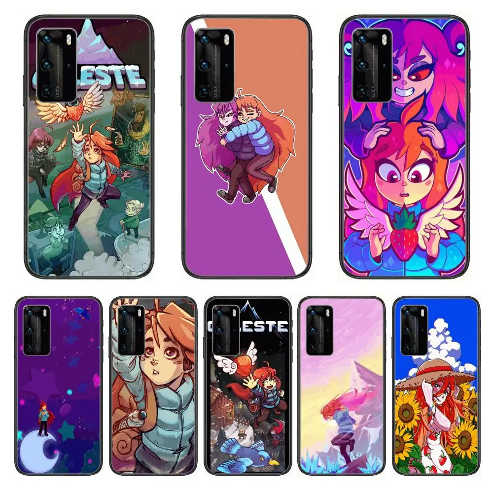 

Steam Game Celeste Phone Case For Huawei P 40 30 20 10 9 8 Lite E Pro Plus Black Etui Coque Painting Hoesjes comic fashion