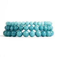 natural aquamarines bracelets for women 46810mm crystal quartzs stone reiki energy bracelets men charm yoga jewelry pulseras