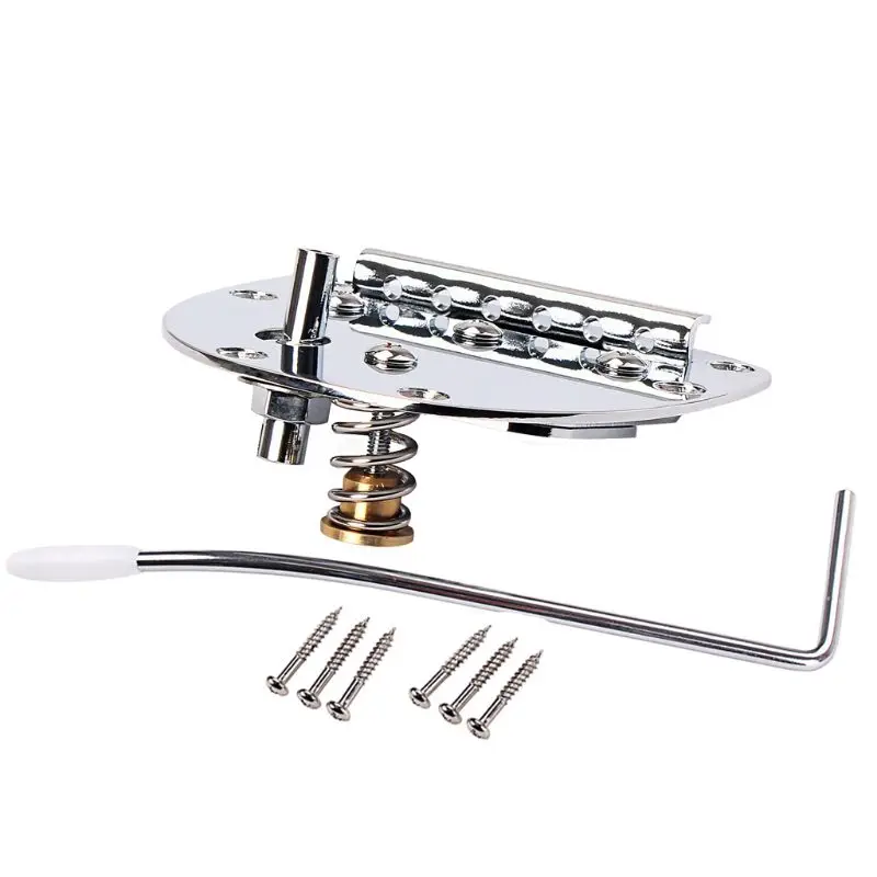 

55mm Guitar Tremolo System Bridge Tailpiece Alloy Copper Steel For JP Musta Jazzmast Jagu FD Mexico Electric Parts W20