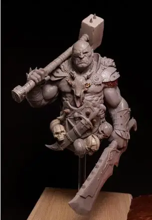 Unassambled 1/10 ancient man warrior with sword bust (NO BASE ) Resin figure miniature model kits Unpainted | Игрушки и хобби