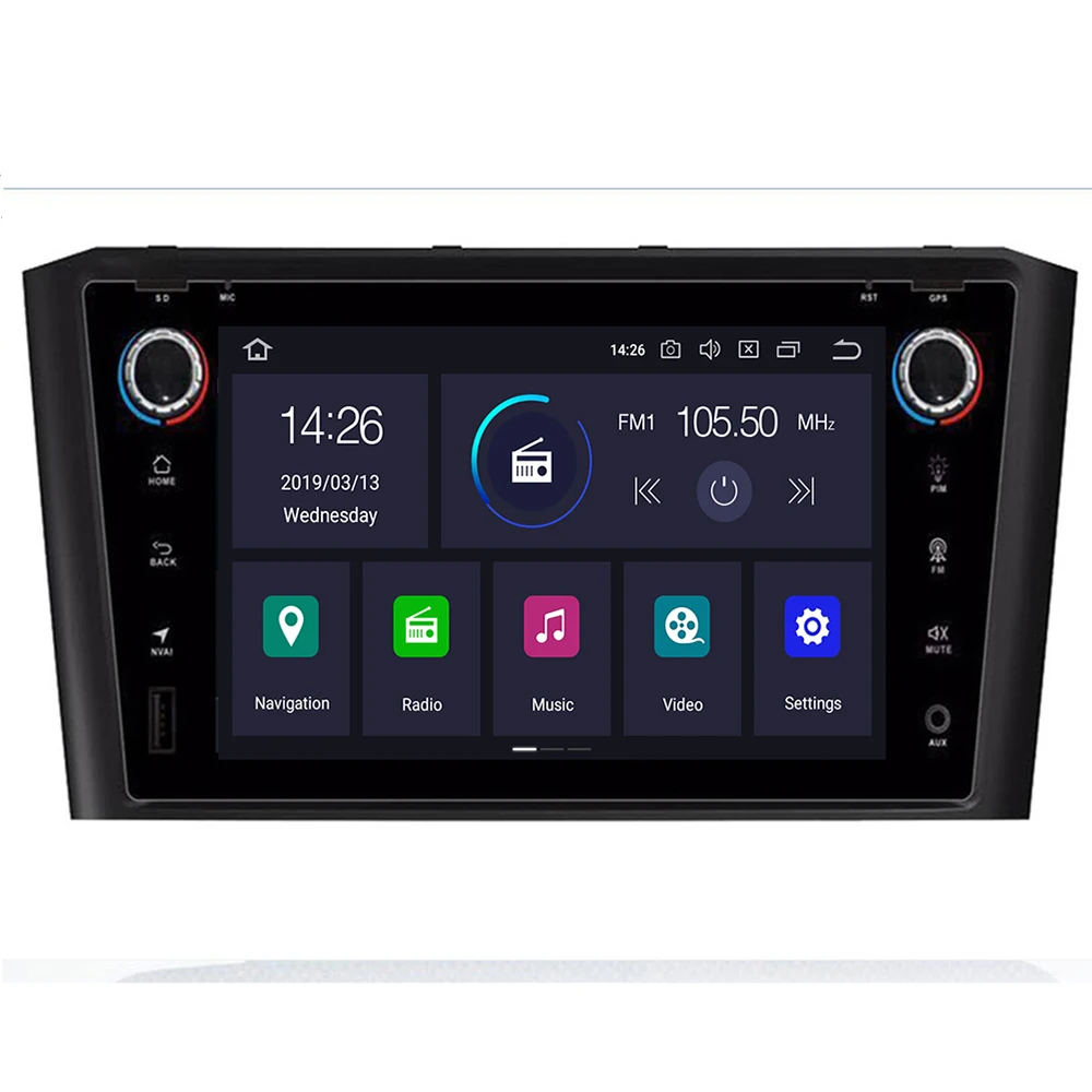 DSP IPS 8 ядер 4G 64G 2 din Android10 автомобильный Радио мультимедийный плеер dvd GPS навигация