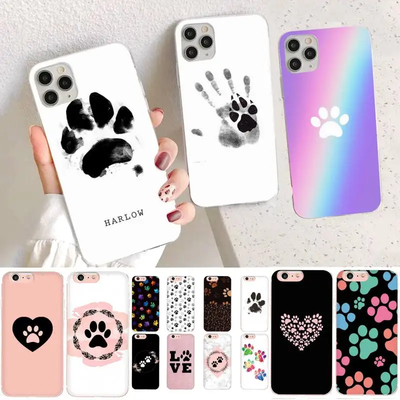 Чехол для телефона YNDFCNB Best Friends Dog Paw iphone 13 11 12 pro XS MAX 8 7 6 6S Plus X 5S SE 2020 XR | Мобильные