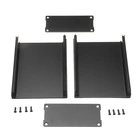 Корпус из алюминия черный прессованный, чехол для электронных инструментов, 100x76x35 мм