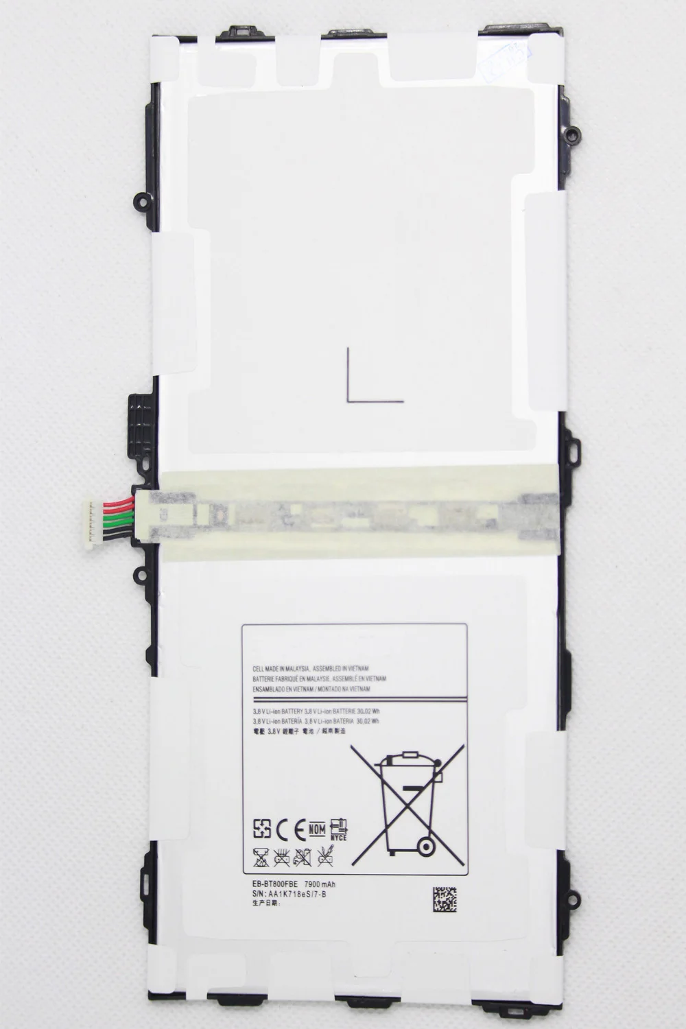 Аккумулятор для Samsung GALAXY Tab S 7900 T801 T805C SM-T805 T807 2 шт./Лот оригинальное качество 10 5 мАч
