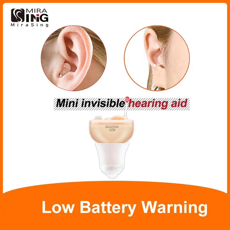 ITC Hearing Aid Rechargeable B25 Hearing Amplifier Ear Hearing Aid for The Elderly Sound Amplifier for Hearing Loss Aids