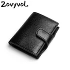 Новинка 2021, кошелек ZOVYVOL из искусственной кожи для женщин и мужчин, держатель для карт, тонкий смарт-кошелек для карт с технологией RFID, Женский Чехол для карт, унисекс, винтажный однотонный кошелек