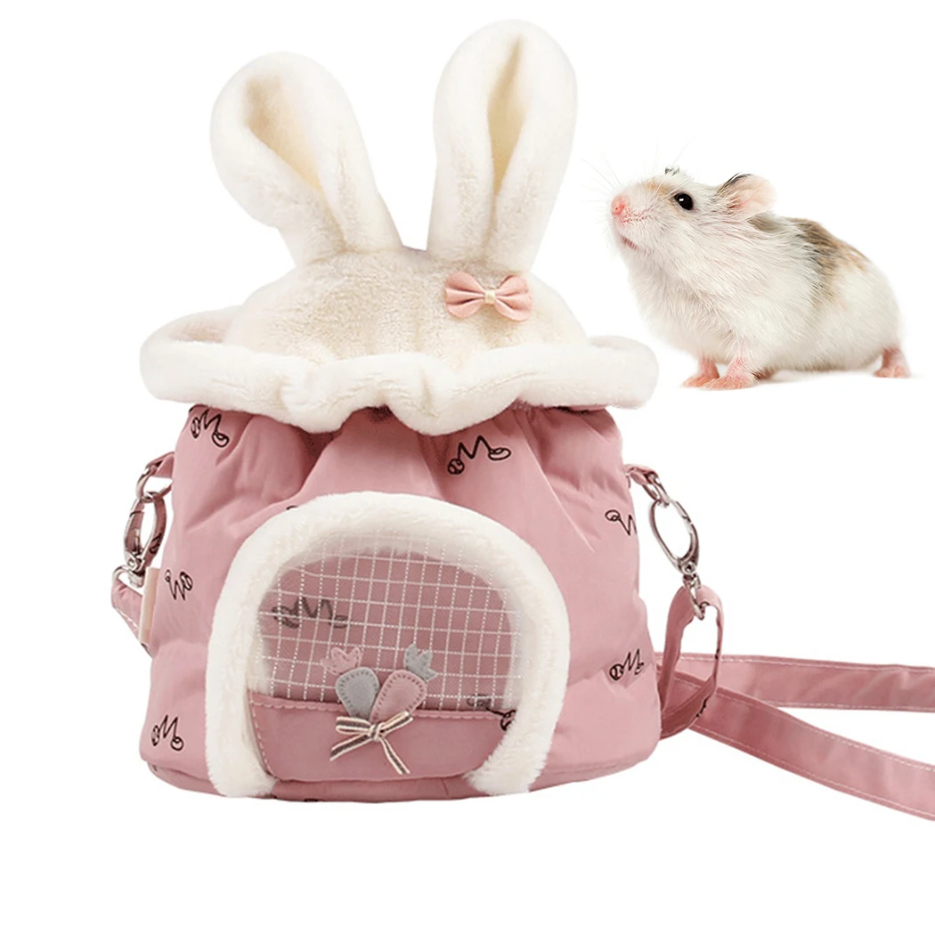 

Hamster Carrier Bag Pet Carrier Small Animals Outgoing Bag With Breathable Mesh & Cushion Hedgehog Guinea Pig Chinchilla Supply