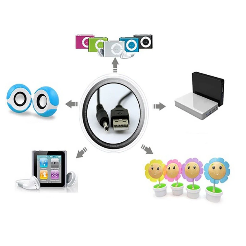 Цилиндрический разъем USB A папа к 2 1/2 5*0 7/4 0*1 7/3 5*1 35 5 мм |