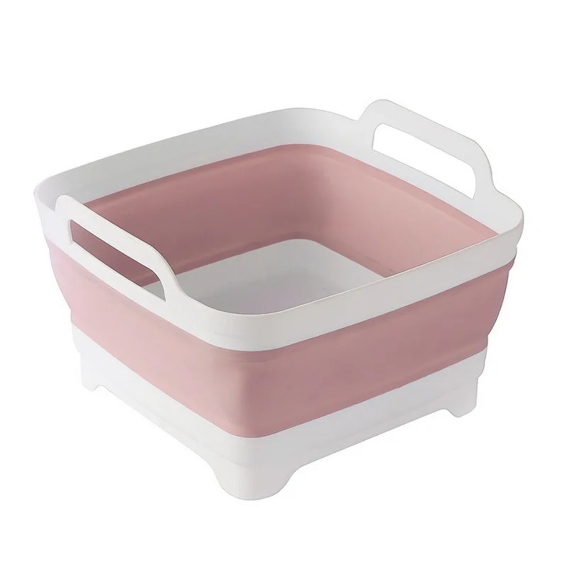 pink 1 шт. Soporte Platos складная коробка для хранения столовых приборов сушилка для пиал блюдо стойка-сушилка держатель чашки кухонные аксессуары - Цвет: pink