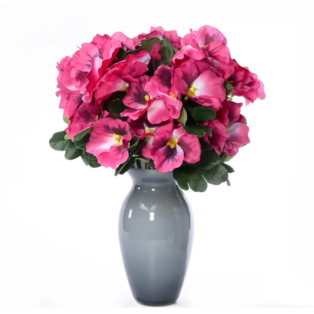 Новинка 1 шт. Искусственный Цветок анютины глазки сад Сделай Сам сценивечерние