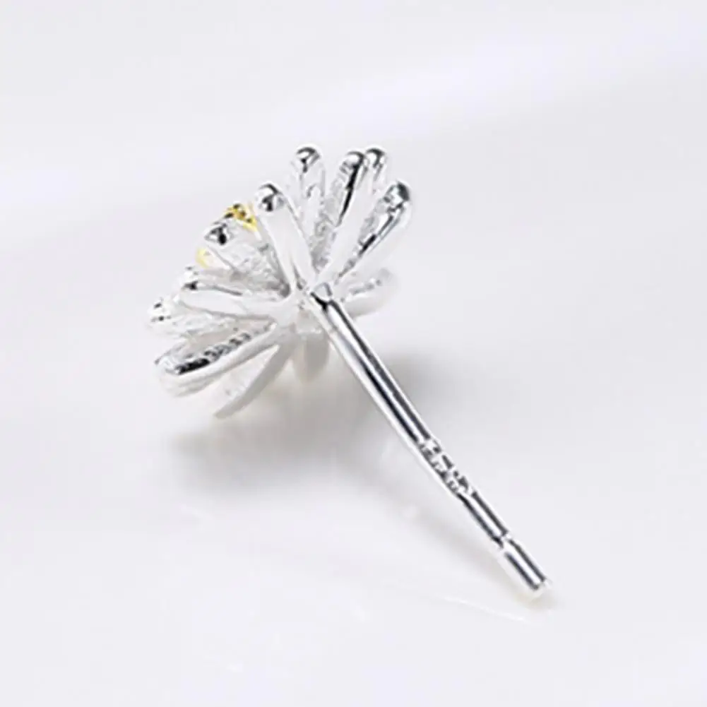 

Ear Studs Paired Skin-friendly Silver Plated Adorable Ear Studs for Gift