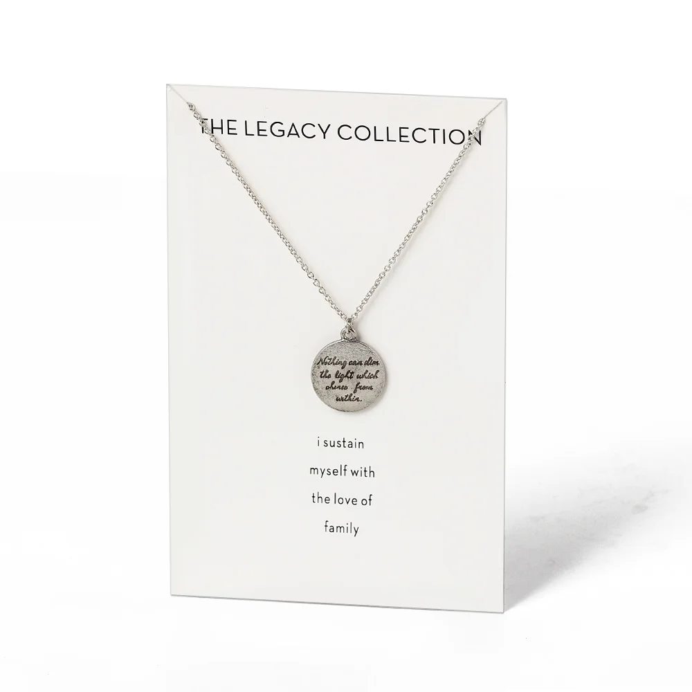 Модная табличка с надписью Wish Card текстом Очаровательная цепочка ожерелье