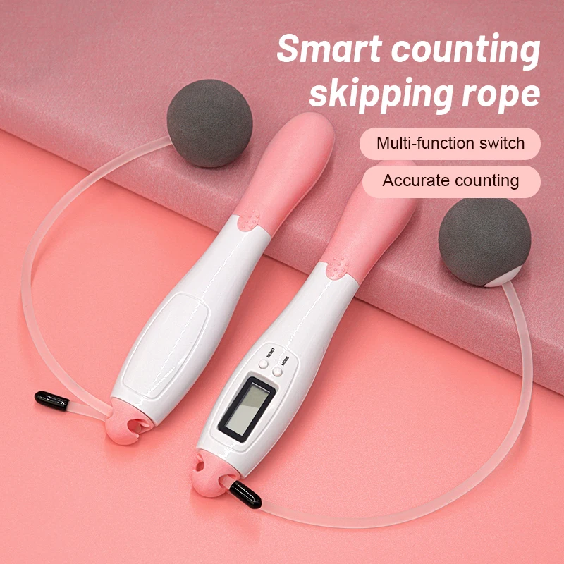 

Jump Roper for Kids Adults Portable Fitness Equipment Counting Skipping Ropeless PVC Skipping Rope With Calorie Counter