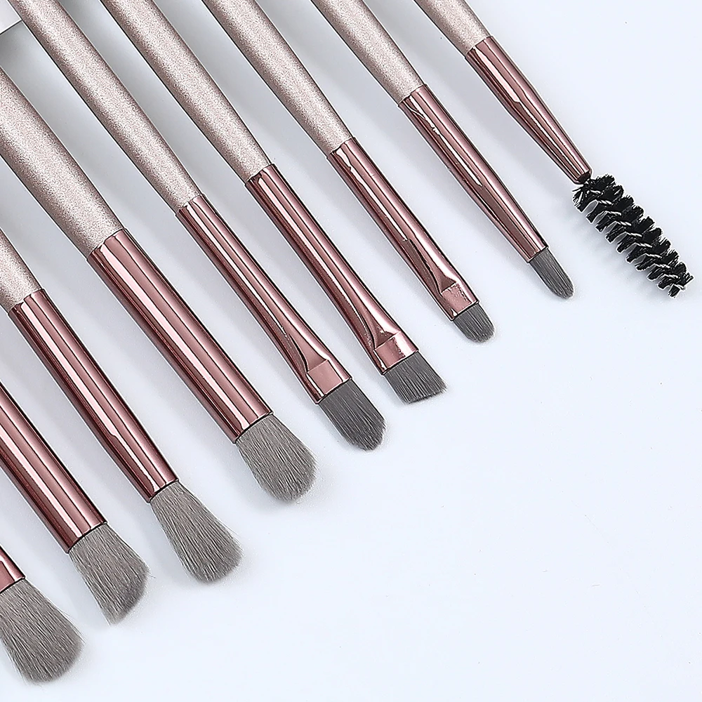 

Собственная марка, индивидуальный макияж оптом, бесплатная доставка, 15 маленьких кистей для макияжа с коричневыми волосами