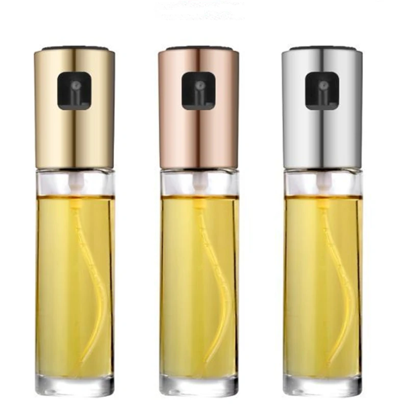 

Olive Oil Sprayer Dispenser Mister Bottle For Cooking BBQ and Air Fryer, Premium Glass Oil Vinegar Soy Sauce Spray for Grilling