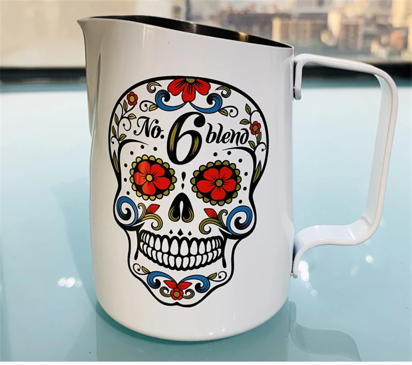 Кувшин для кофе, молока из нержавеющей стали кувшин для крема Pull Flower Cup вспениватель молока для кофе латте арт молоко пена инструмент посуда для кофе