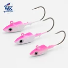 Рыболовный крючок Sayori, 20 г, 30 г, 40 г, свинцовый джиг крючком Мягкая приманка, Утяжеленные рыболовные крючки, 2 шт., приманки, цветные Джиги головная Мягкая приманка