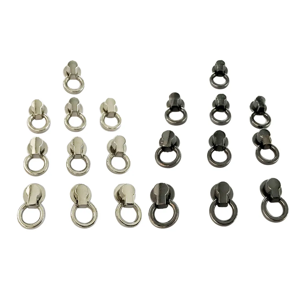 Круглые шпильки с винтовой застежкой металлические заклепки задней частью