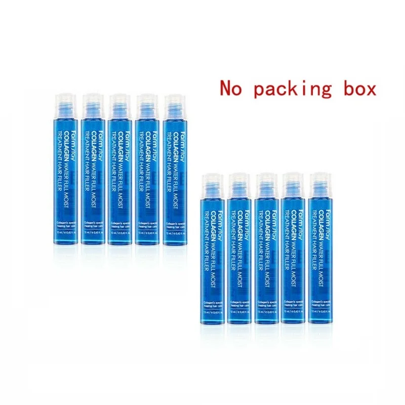 Фермерский коллаген воды полный влажной очистки Филлер для волос 10 шт. белка