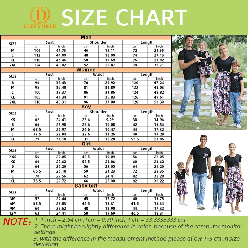 

Family Matching Outfits Dresses Mom Baby Mommy and Me Clothes Short Sleeve Dad Son T-Shirts Look Tank Flower Mother Daughter