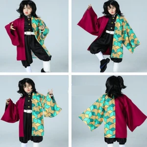 Аниме Demon Slayer Kimetsu No Yaiba Nezuko костюмы для косплея Shinobu Zenitsu Tanjirou Хэллоуин Giyuu костюмы для детей CS235