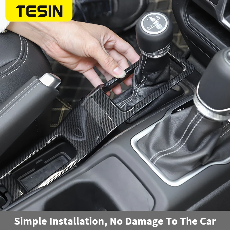 Декоративная панель переключения передач TESIN ABS для автомобиля 4WD наклейки Jeep
