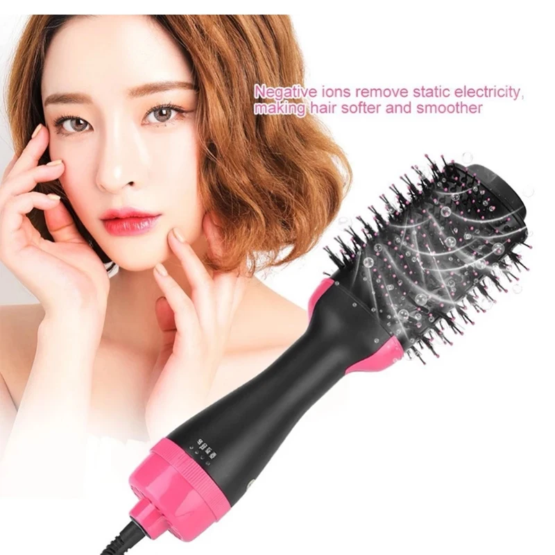 Электрический фен для волос щипцы завивки вращающаяся щетка инструменты укладки