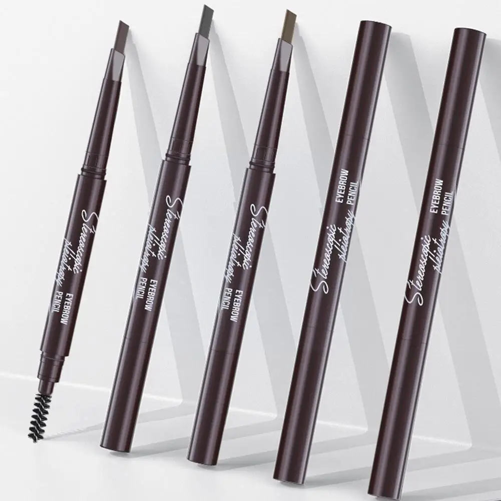 

Водостойкий двухсторонний карандаш для бровей, многомерный трехмерный карандаш для бровей, прочный, устойчивый к поту эффект Z6k5